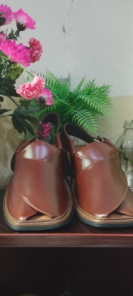 Brown Peshawari Chappal from Charsadda