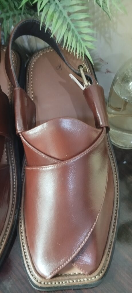 Brown Peshawari Chappal from Charsadda