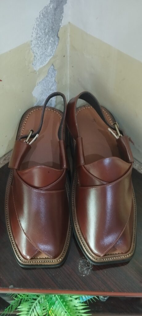 Brown Peshawari Chappal from Charsadda