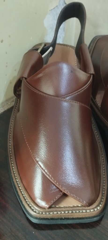 Brown Peshawari Chappal from Charsadda