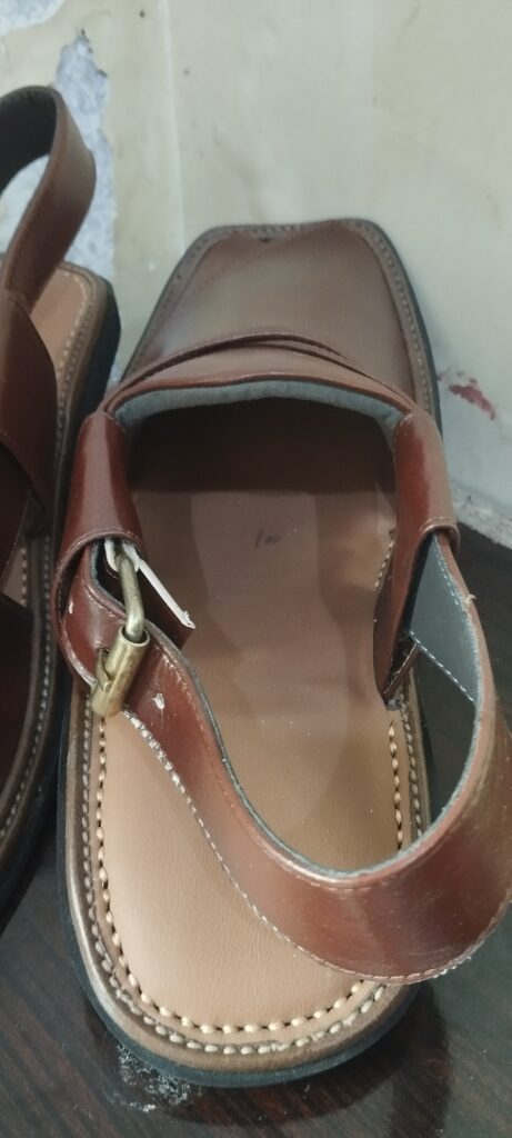 Brown Peshawari Chappal from Charsadda