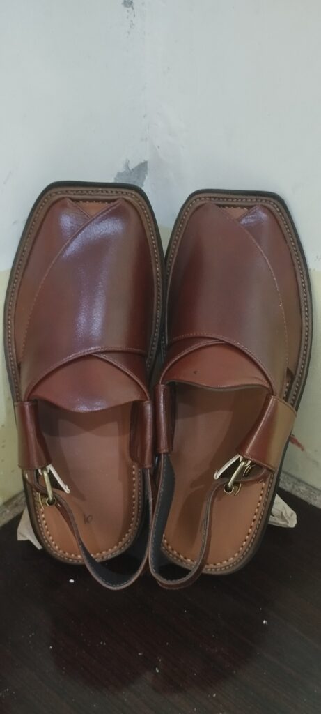 Brown Peshawari Chappal from Charsadda