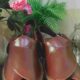 Premium Red Charsadda Peshawari Chappal | Handcrafted Maroon Leather