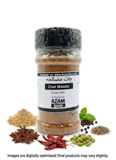 Homemade Chat Masala by Azam Spices – 100% Pure, All-Natural Tangy Spice Blend