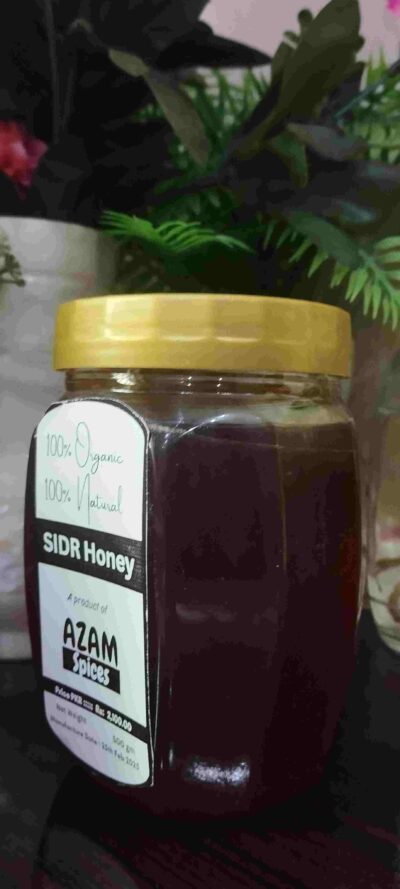 100% Pure Sidr Honey by Azam Spices – All-Natural Premium Honey from Karak, Pakistan