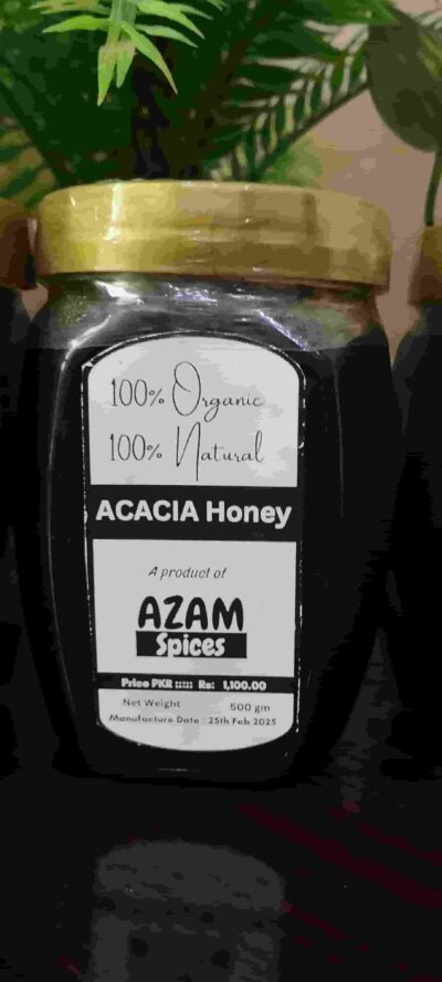 100% Pure Acacia Honey by Azam Spices – All-Natural Premium Raw Honey