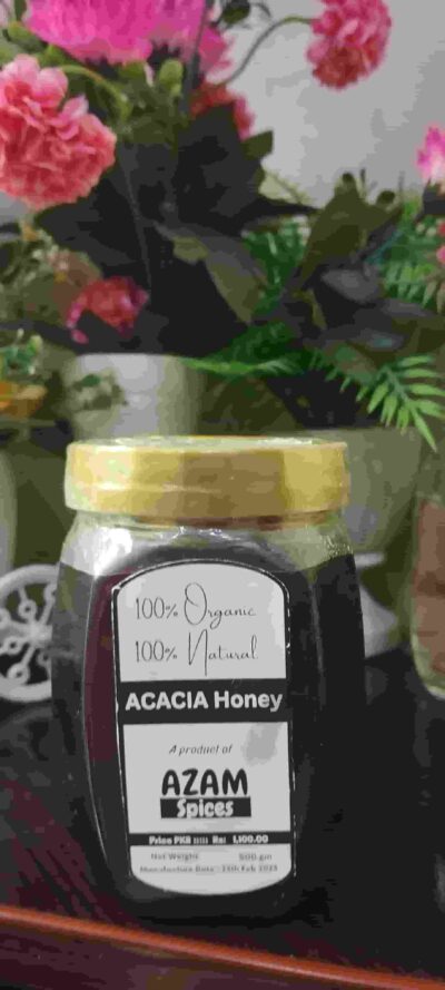 100% Pure Acacia Honey by Azam Spices – All-Natural Premium Raw Honey