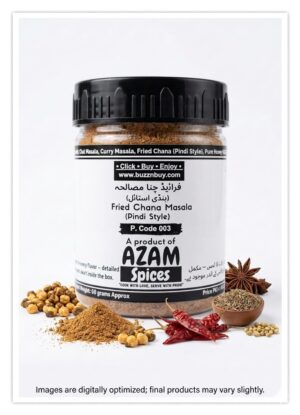 Homemade Fried Channa Masala (Pindi Style) by Azam Spices – 100% Pure, All-Natural Robust Spice Blend