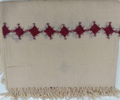 Luxury Handmade Wool Ladies Shawl  - PC 551