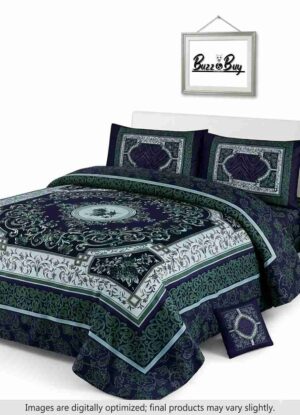 Premium 100% Pure Cotton Regular Flat Bedsheet – Ultra-Soft, Breathable, and Vibrant Luxury