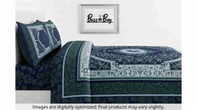 Premium 100% Pure Cotton Regular Flat Bedsheet – Ultra-Soft, Breathable, and Vibrant Luxury