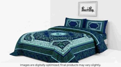 Premium 100% Pure Cotton Regular Flat Bedsheet – Ultra-Soft, Breathable, and Vibrant Luxury