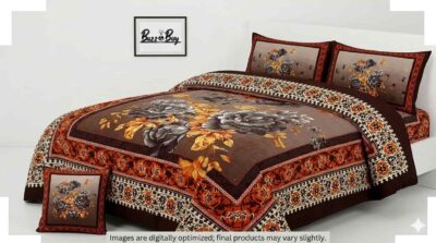 Premium 100% Pure Cotton Regular Flat Bedsheet – Ultra-Soft, Breathable, and Vibrant Luxury