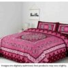 Premium 100% Pure Cotton Regular Flat Bedsheet (Red)
