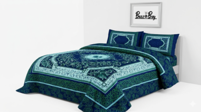 Premium 100% Pure Cotton Regular Flat Bedsheet – Ultra-Soft, Breathable, and Vibrant Luxury