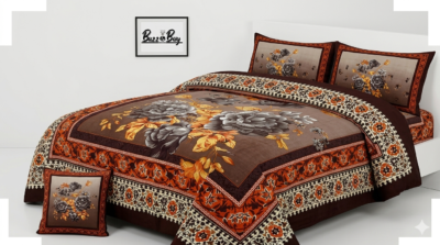 Premium 100% Pure Cotton Regular Flat Bedsheet – Ultra-Soft, Breathable, and Vibrant Luxury