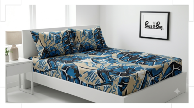 PC506.3 Exquisite 100% Egyptian Cotton Fitted Bedsheet – Ultra-Soft, Sateen Weave Luxury and Perfect Fit