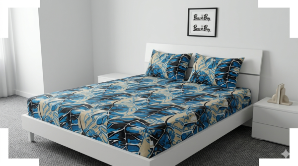 Exquisite 100% Egyptian Cotton Fitted Bedsheet – Ultra-Soft, Sateen Weave Luxury and Perfect Fit