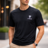 PC 201 - Black Round Neck T-Shirt | Classic Fit