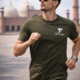 PC 203.3 PC 203 - D.Green (Mehdi Color) Round Neck T-Shirt | Classic Fit
