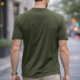 PC 203.6 PC 203 - D.Green (Mehdi Color) Round Neck T-Shirt | Classic Fit