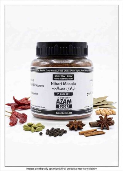 Homemade Nihari Masala by Azam Spices – 100% Pure, All-Natural Traditional Spice Blend