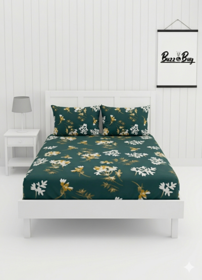 Exquisite 100% Egyptian Cotton Fitted Bedsheet – Ultra-Soft, Sateen Weave Luxury and Perfect Fit