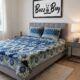 PC522.3 Premium 100% Pure Sooti Bedsheet (Blue) – Breathable, Crisp Cotton Comfort for Everyday Luxury