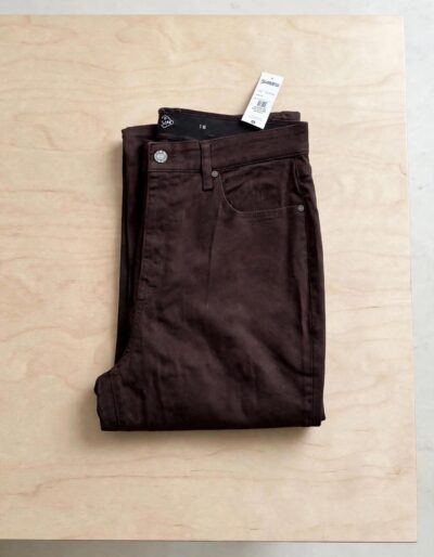 WhatsApp Image 2026-09-15 at 21.06.33 Premium Women's Dark Brown Cotton Jeans – Classic Comfort Denim