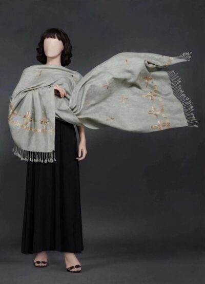swati DP 1800 Swati Handcrafted Embroidered Shawl