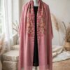 Handmade Kashmiri Aari Embroidery Cape Shawl | Luxury Winter Wrap