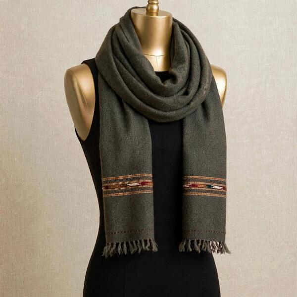 Swati Handwoven Wool Muffler