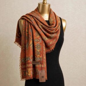 Premium Kani Print Woolen Shawl